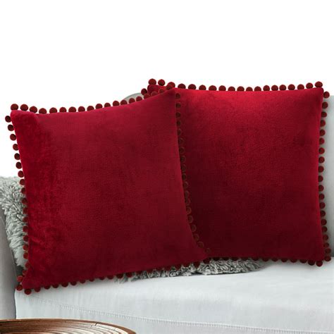 Velvet & Wool Decorative Pillows .